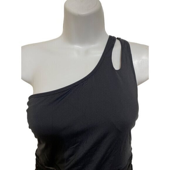 Holipick One Shoulder Keyhole One Piece Swimsuit, NWT, SZ - Picture 3 of 9